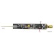 Active RF probe including RF cable