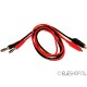 Cable set bananaplug to aligator clip (2 pcs)