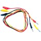 Cable set bananaplug to aligator clip (3 pcs)