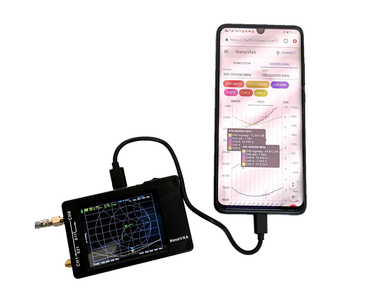 NanoVNA-H4 3.95 10 kHz - 1.5 GHz