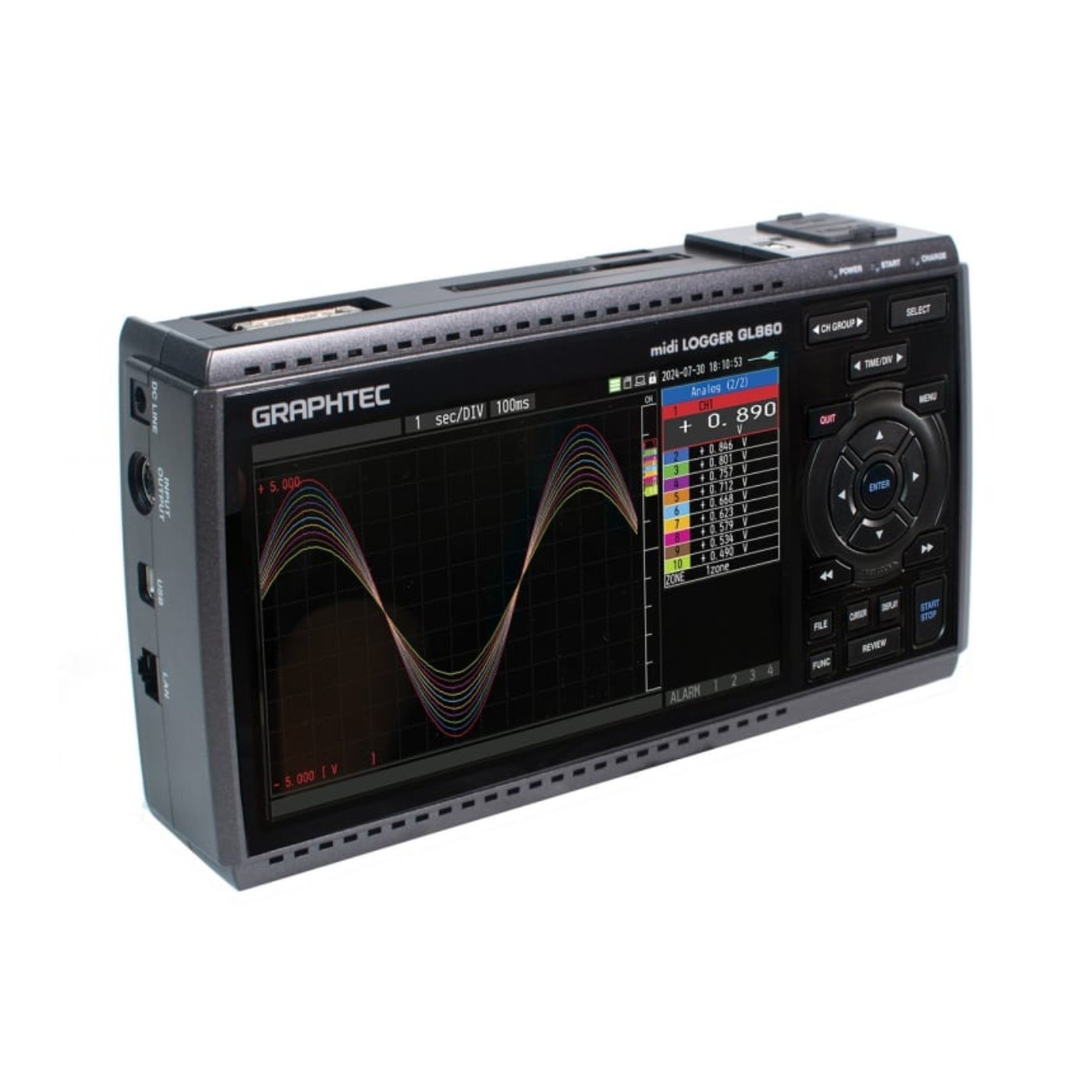 Graphtec GL860 datalogger