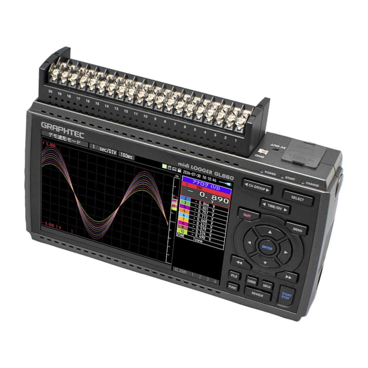 Graphtec GL860 datalogger kit