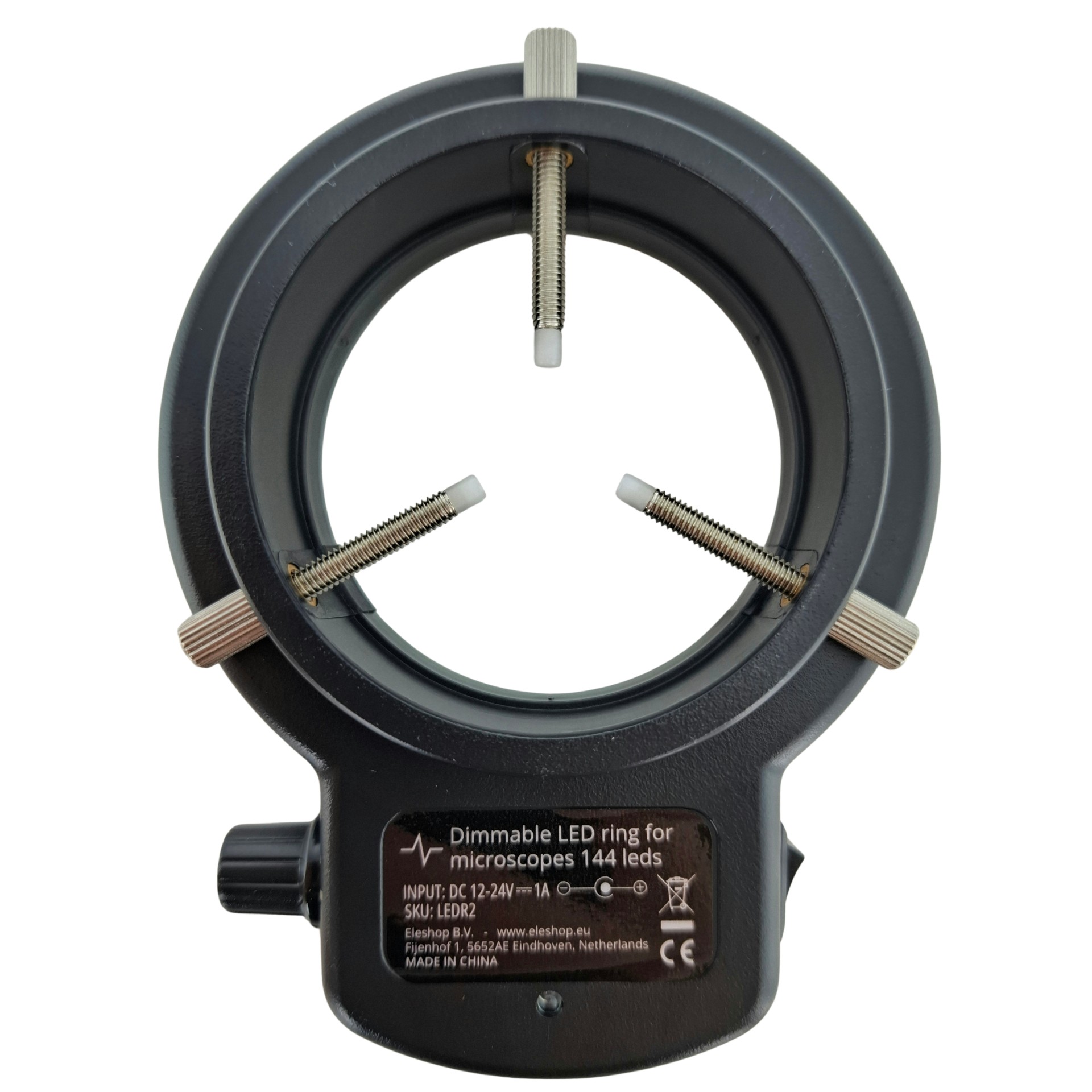 Dimmable LED ring 12W for microscopes 144 LEDs