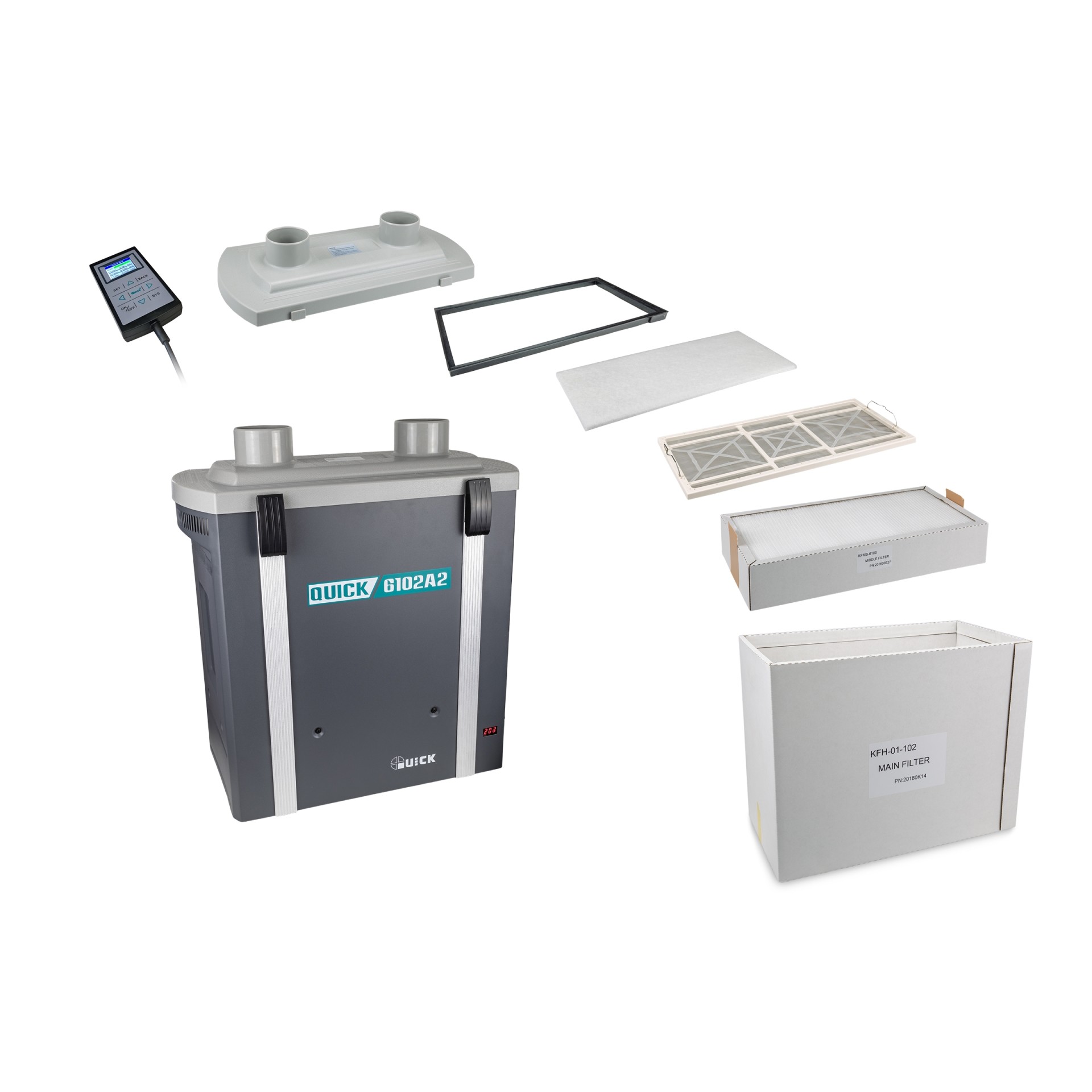 Quick 6102A2 fume extractor