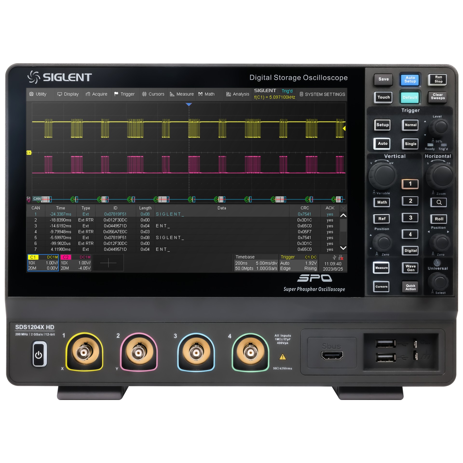 Siglent SDS1104X HD oscilloscope