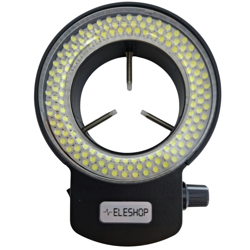 Dimmable LED ring 12W for microscopes 144 LEDs