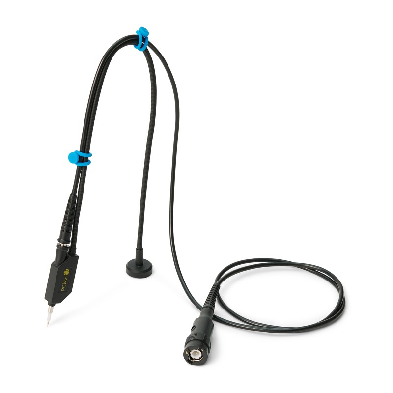 Sensepeek SQ350 Oszilloskop-Sonde – 350 MHz, Für PCBite Kit, Mit Federspitze & Testhaken, Freihändig Nutzbar