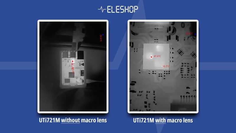 Macro lens UT-Z005 for the UTi720M and UTi721M thermal cameras