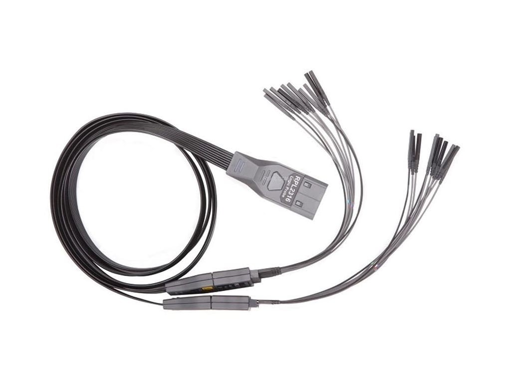 Oscilloscope logic probe HP POD 2 DATA+K CLOCK LOGIC ANALYZER POD