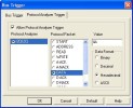 Zeroplus protocol triggering pakket