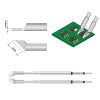 Sequre HT140-6.0KS tweezer tip set (2 pcs)