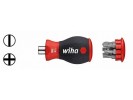 Wiha 10386 Stubby mini screwdriver with bits in the handle