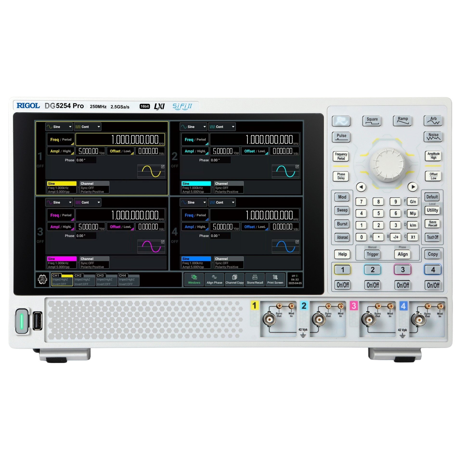 Générateur de fonction Rigol DG5254 Pro — free download
