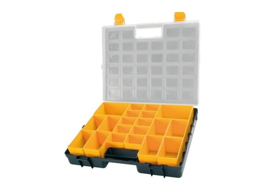 Storage box with removable sections