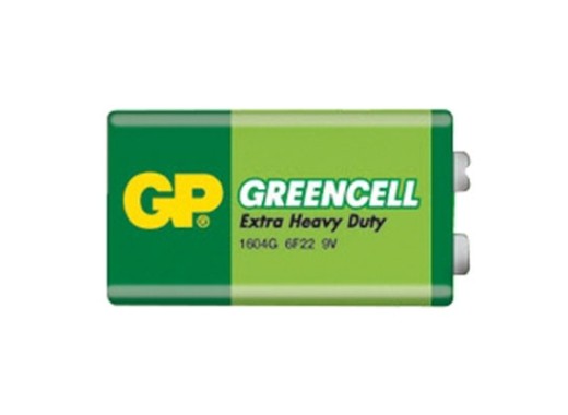 9V battery GP Greencell alkaline