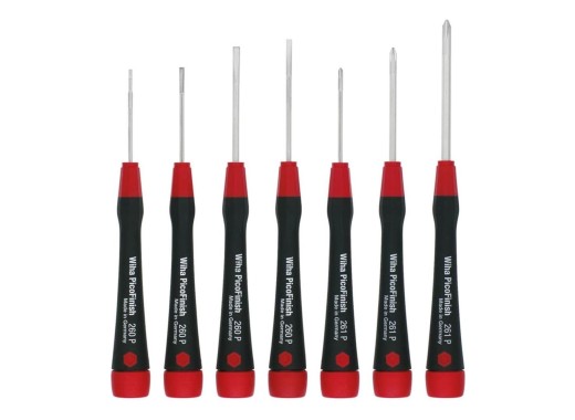 Wiha 260PK7 Jeu de tournevis à tête fendue/Phillips de 7 pièces