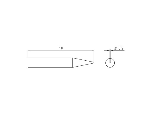 Weller RTM 002 C soldering tip