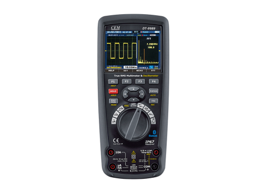 Multimètre/oscilloscope portatif CEM DT-9989