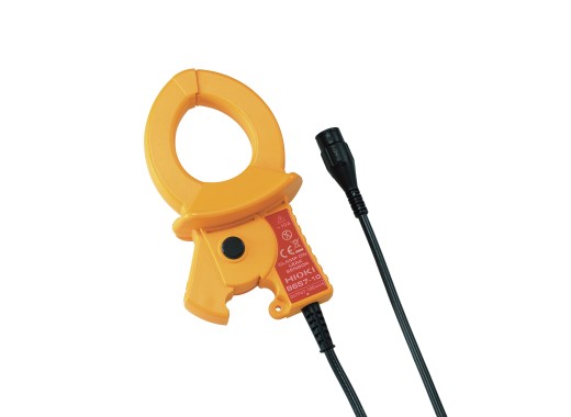 Hioki 9657-10 precision AC clamp leak current sensor zoomed in