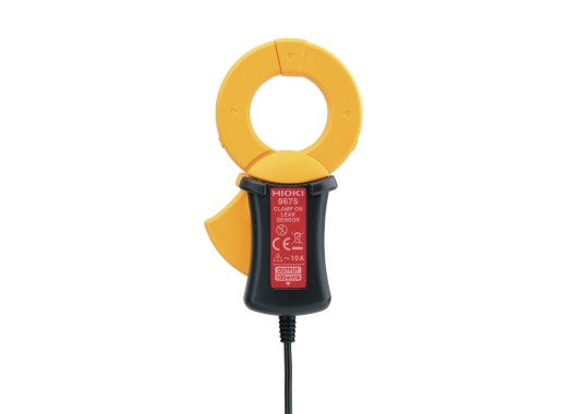Hioki 9675 precision AC clamp leak current sensor zoomed in