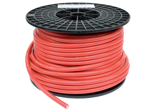 Premium flexibele kabel op maat (rood)