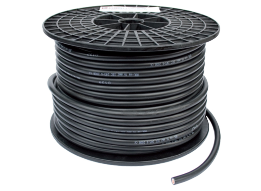 Premium flexibele kabel op maat (zwart)