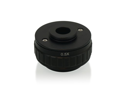 Adaptateur pour monture C de microscope 0,5x (type pince)