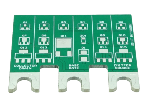 Circuit imprimé vierge CTL011 pour test MOSFET/BJT/DIODE