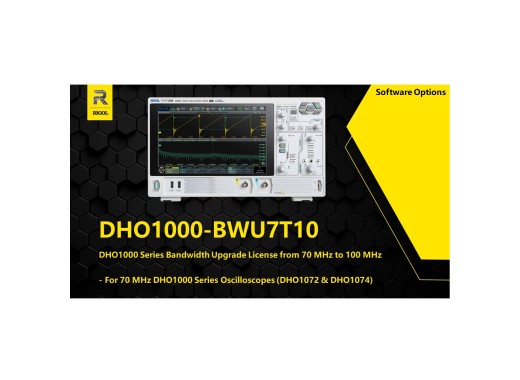 Extension de la bande passante Rigol DHO1000-BWU7T10