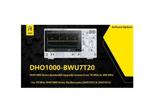 Extension de la bande passante Rigol DHO1000-BWU7T20