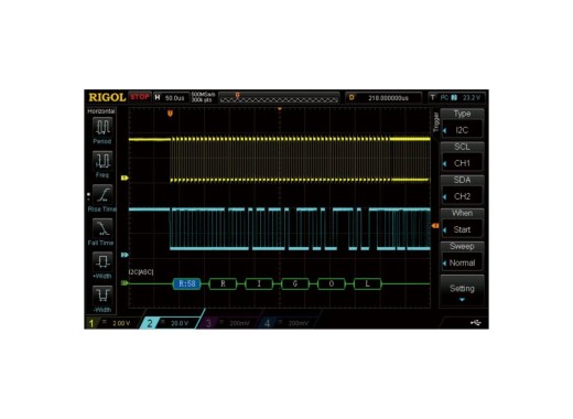 Option de décodage des signaux Rigol MHO5000 MIL-STD-1553