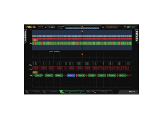 Option décodeur de signaux CAN/CAN-FD/LIN Rigol DHO5000