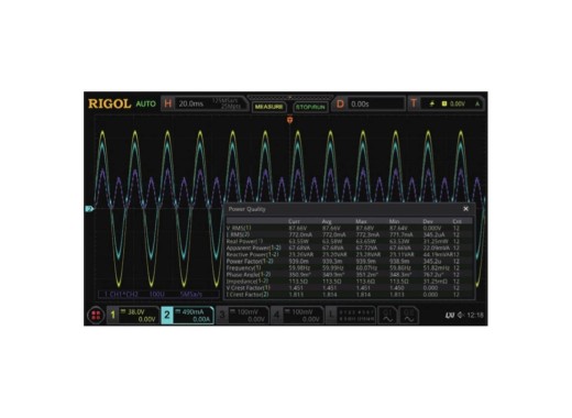 Option d'analyse de puissance Rigol MHO5000