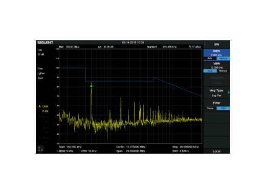 Siglent SSA3000XR-EMI option