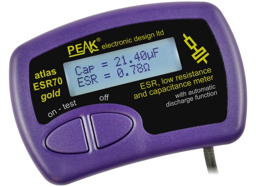 Peak Electronics ESR70 gold Calibré