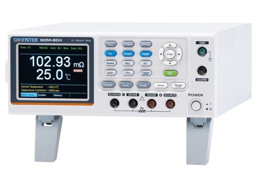 GW Instek GOM-804 DC milliohm meter with GPIB