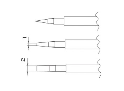 Hakko T9 series soldering tips (pair)