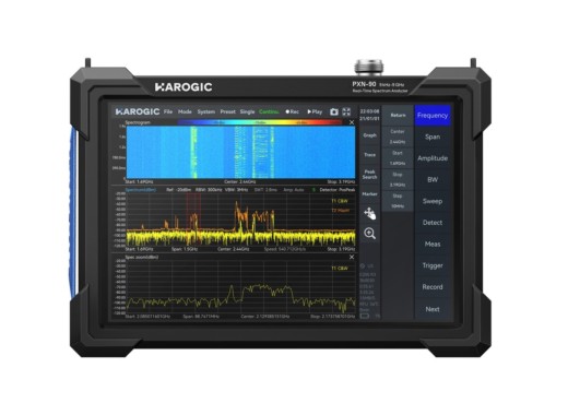 Harogic PXN-90 spectrum analyser front view