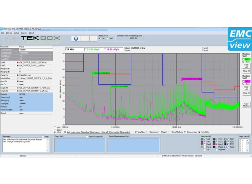 Tekbox EMCview software