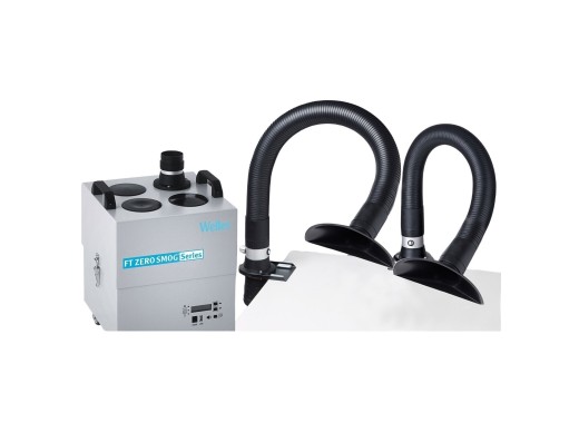 Kit d'extraction de fumées Weller ZERO-SMOG-4V avec 2 entonnoirs