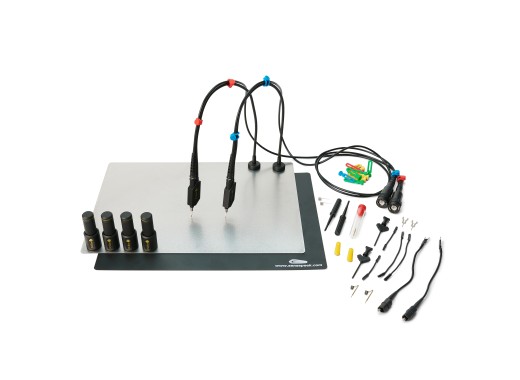 Ensemble PCBite 6026 de Sensepeek avec x2 sondes d’oscilloscope mains libres SQ500 de 500 MHz