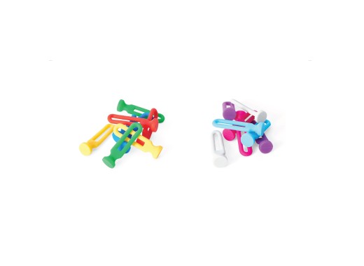Porte-câbles Sensepeek 7006 (jeu de 8 couleurs, 2 de chaque)