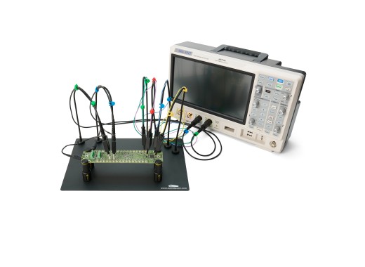 Sensepeek 6029 PCBite kit all equipment in use