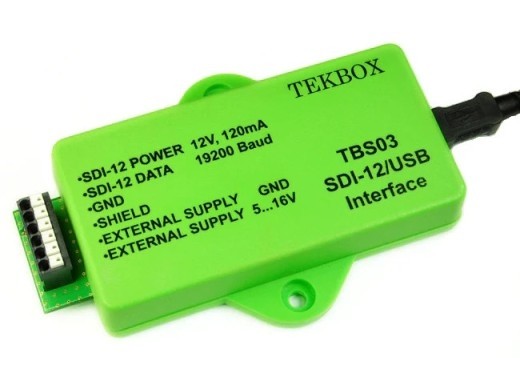Tekbox TBS03 SDI-12 to USB converter (OTBS03-1 option)