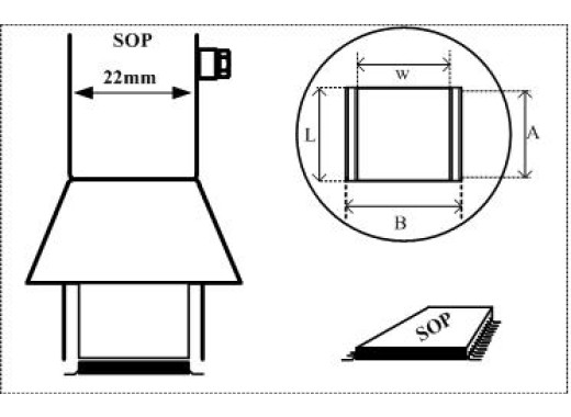 Nozzle TSOP 13 x 10mm