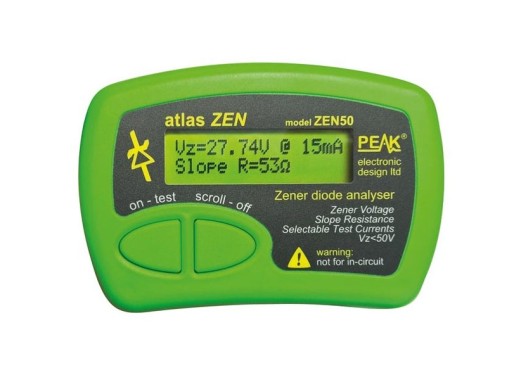 Analyseur à diode Zener Peak Electronics Atlas ZEN50