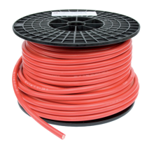 Premium flexibele kabel op maat (rood)