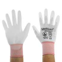 Gants de sécurité ESD avec paumes enduites