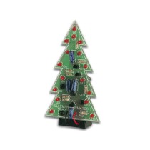 2D Christmas tree (red LEDs)