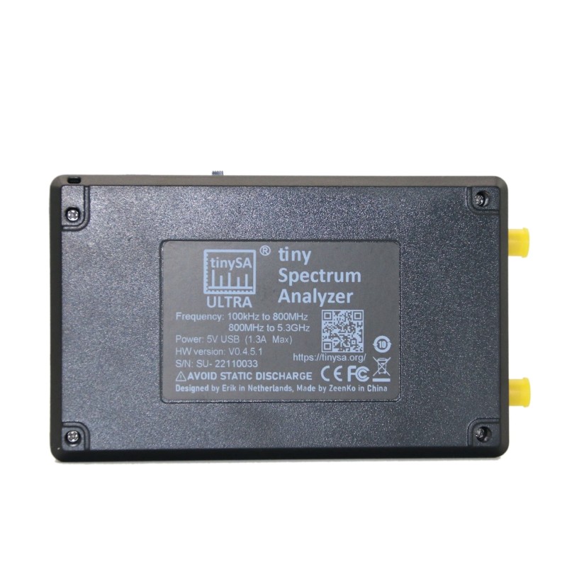 Analyseur De Spectre TinySA ULTRA 4 - 100kHz à 5,3GHz - Écran 4" TFT - 32Go - Neuf